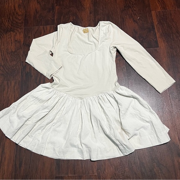 Free People Onda Drop-Waist Long-Sleeve Mini
Dress Large NWT - Picture 8 of 9